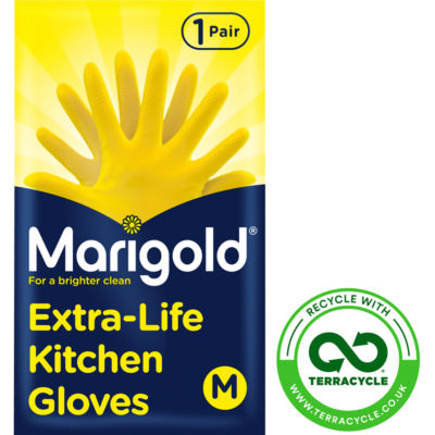 Marigold Extra-Life Kitchen Gloves M 7.5 1 Pair