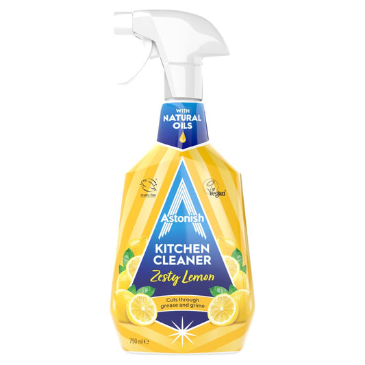 Astonish Zesty Lemon Kitchen Cleaner 750ml x 6