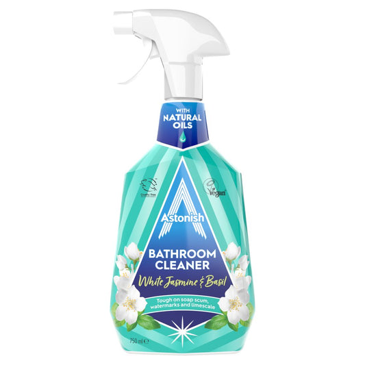 Astonish Bathroom Cleaner White Jasmine & Basil 750ml x 6