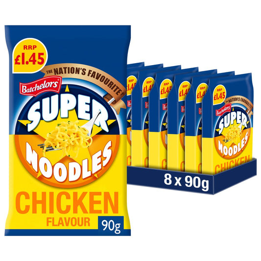 Batchelors Chicken Flavour Super Noodles 90g × 8