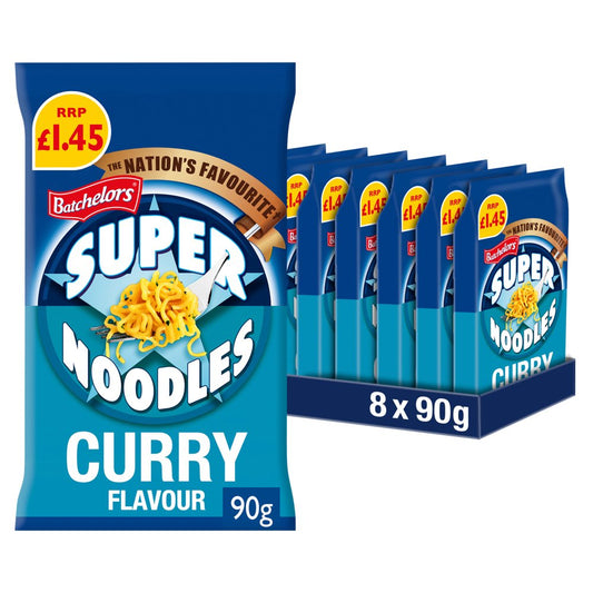Batchelors Super Noodles Mild Curry Flavour 90g x 12