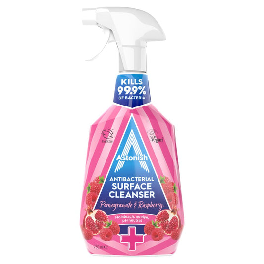 Astonish Pomegranate & Raspberry Antibacterial Surface Cleanser 750ml x 6