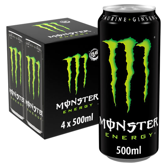 Monster Energy Drink 4 x 500ml