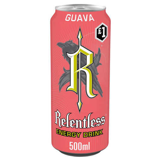Relentless Guava Energy Drink 500ml x 12