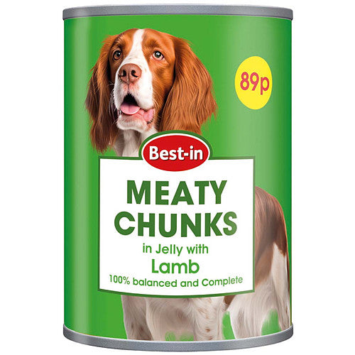 Bestin Dog Food Lamb 400g × 12