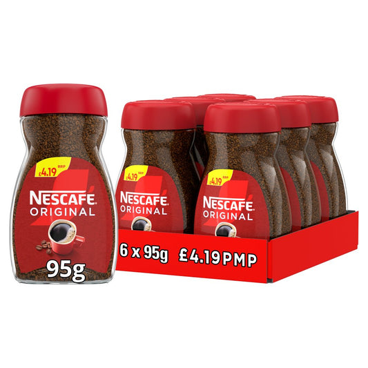 Nescafe Original Instant Coffee 95g × 6 × 1