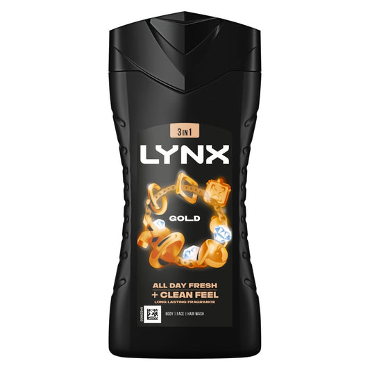 Lynx Body Wash Gold 225 ml x 6