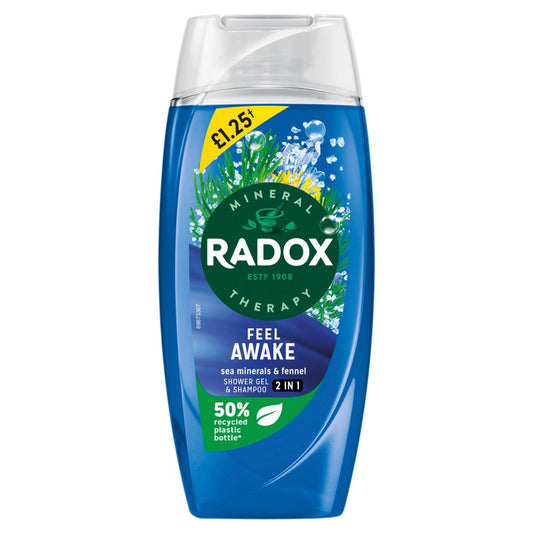 Radox Mineral Therapy Body Wash Feel Awake 225 ml x 6