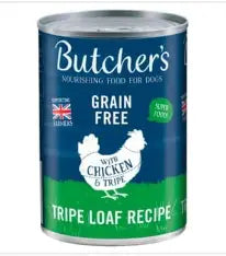 Butcher's Tripe Loaf Dog Food Tins 24 X 400g