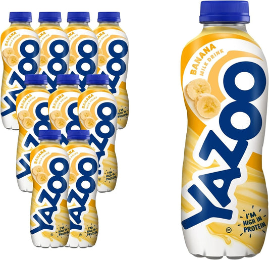 Yazoo banana Milkshake, 10 x 400ml
