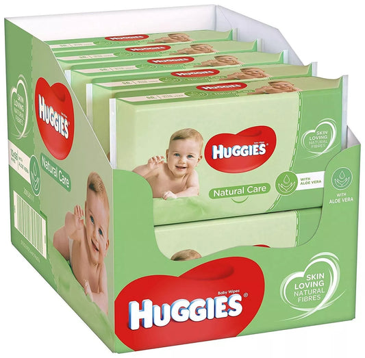 Huggies Natural Care Baby Wipes (10 X 56 Wipes)