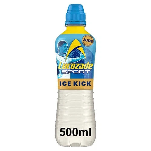 Lucozade Sport Drink Ice Kick Jude Bellingham Edition  500ml × 12