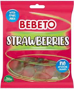 Bebeto Strawberry Jelly 150g x 10