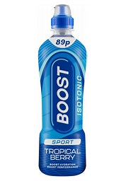 BOOST SPORT ISOTONIC TROPICAL BERRY 12x500ml