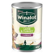 WINALOT Classics Mixed in Jelly Turkey & Lamb Wet Dog Food 400g x 12
