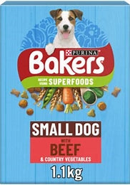 BAKERS Superfoods Beef with Vegetables Dry Dog Food 1kg x 5