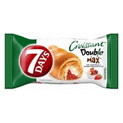 7 Days Double Max Croissant with Vanilla Flavour & Strawberry Flavoured Fillings 80g x 12