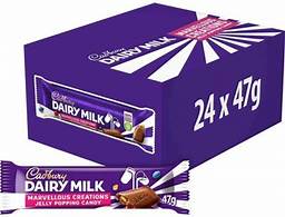 Cadbury Dairy Milk Marvellous Creations Jelly Popping Candy 47g x 24