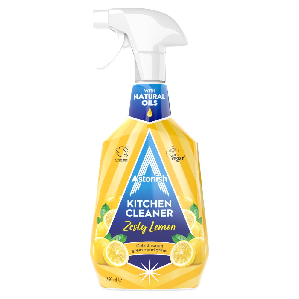 Astonish Zesty Lemon Kitchen Cleaner 750ml x 6