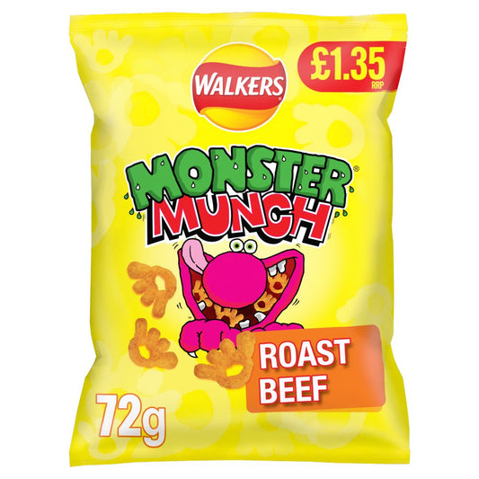 Walkers Monster Munch  72g x 18