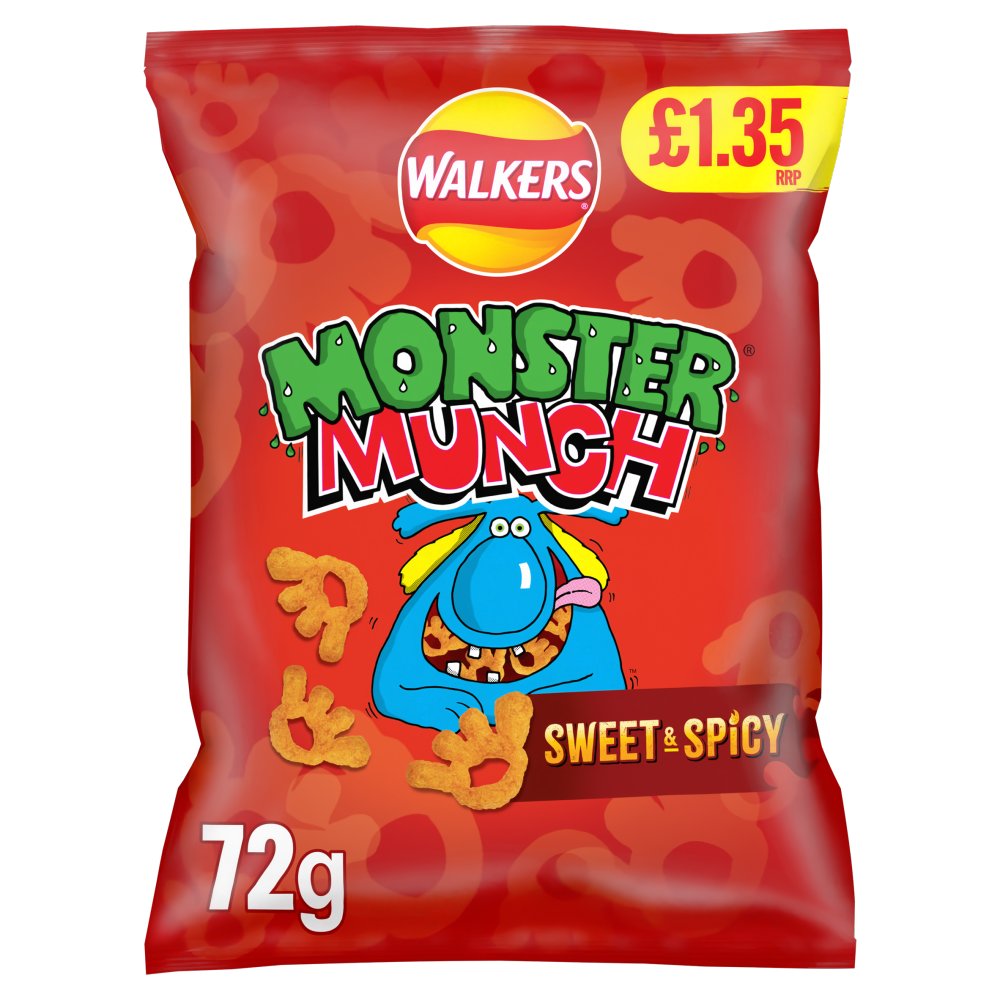 Walkers Monster Munch  72g x 18