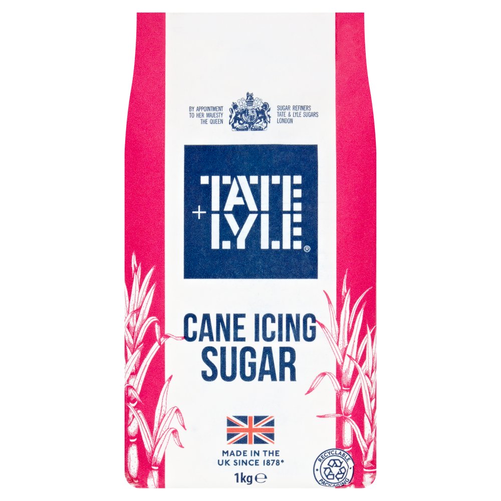 Tate & Lyle Cane Icing Sugar 1kg × 10