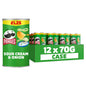 Pringles Sour Cream & Onion Sharing Crisps 12x70g