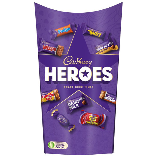 Cadbury Heroes Chocolate Gift Box 290g 290g × 6