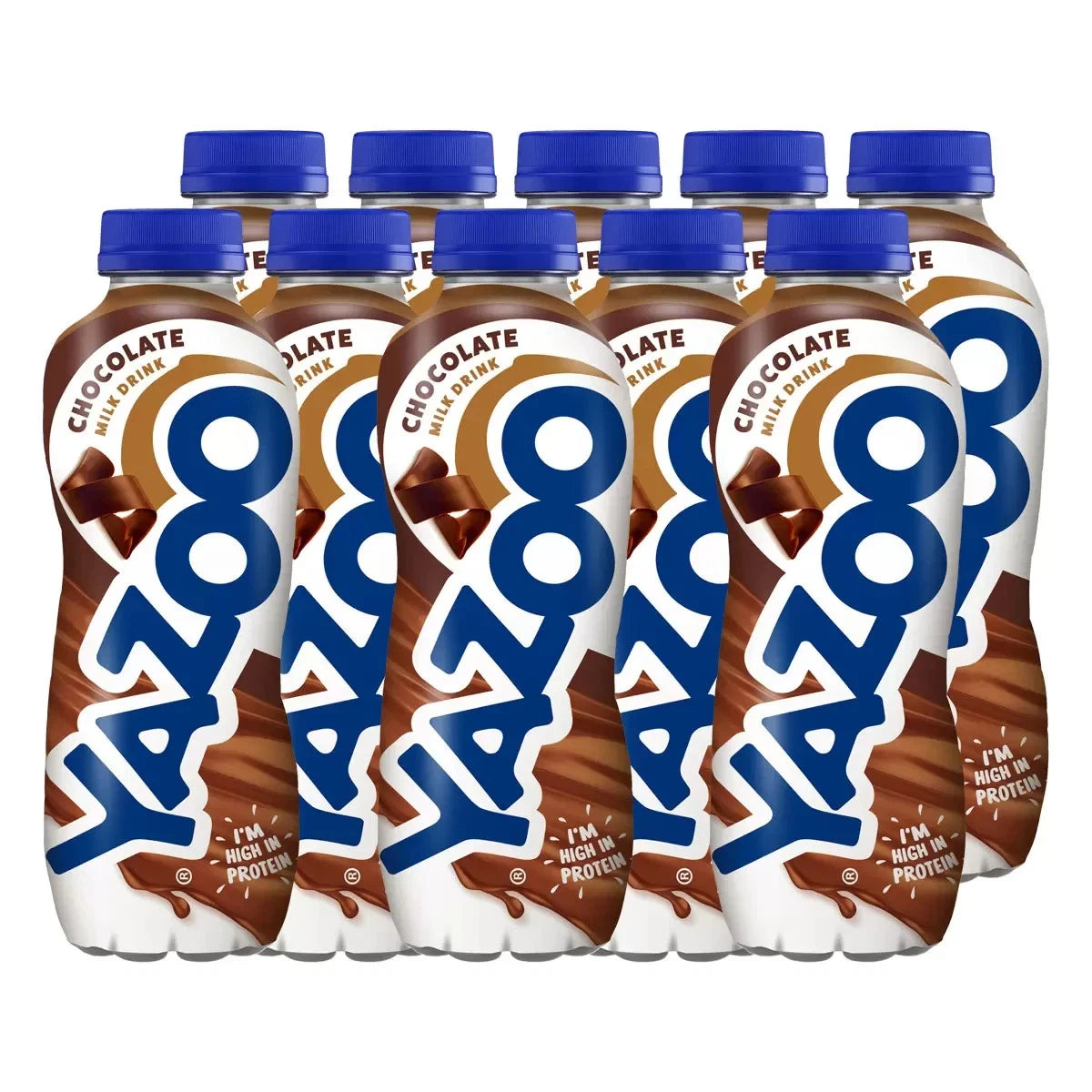 YAZOO Chocolate Milkshake Milk Drink Pack of 10 x 400 ml