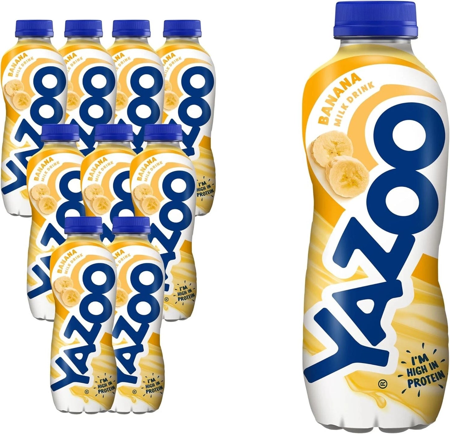 Yazoo banana Milkshake, 10 x 400ml