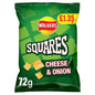 Walkers Squares risps 72g x 18