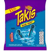 Takis Blue Heat Seasoned Chilli and Lime Flavour Fried Corn Snack 55g x 21